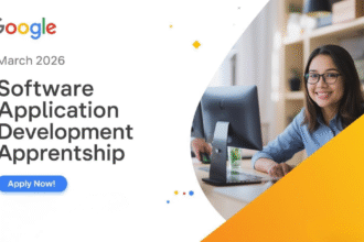 Google Offers Software Application Development Apprenticeship, March 2026 Apply Now!
