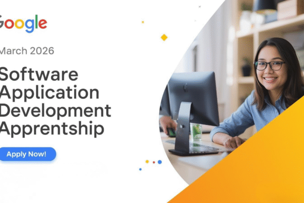 Google Offers Software Application Development Apprenticeship, March 2026 Apply Now!