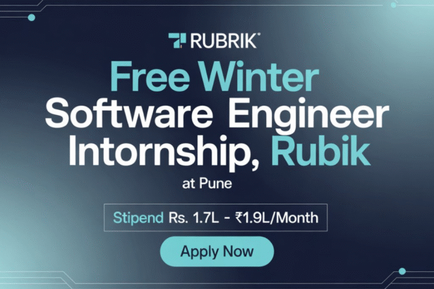 Free Winter Software Engineer Internship at Rubrik, Pune [Stipend Rs. ₹1.7L – ₹1.9L/Month] Apply Now
