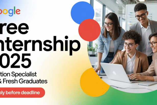 Google FREE Internship 2025 on Solution Specialist for Students & Fresh Graduates – Apply Before Deadline