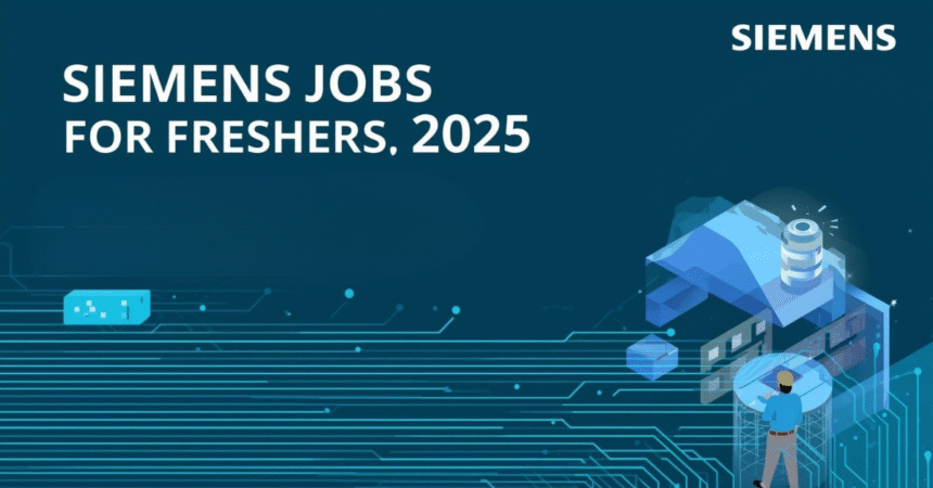 Siemens Jobs for Freshers 2025 | Mass Hiring as Graduate Trainee Engineer