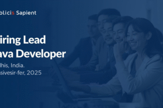 Publicis Sapient Hiring Lead Java Developer in Delhi 2025